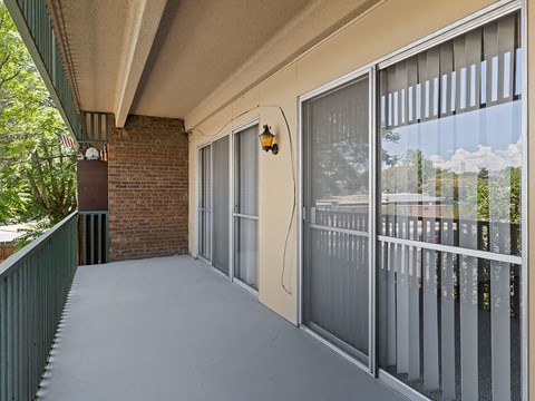 Large Windows and Balcony at apartment